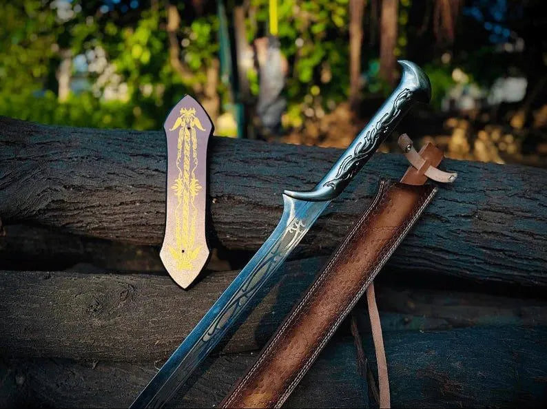 Handmade Sword, Thranduil Sword, Sword, Long Sword, Medieval Sword, Replica Sword, Steel Sword, Viking Gifts, Best Gift for him Unique gift.