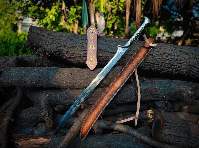 Handmade Sword, Thranduil Sword, Sword, Long Sword, Medieval Sword, Replica Sword, Steel Sword, Viking Gifts, Best Gift for him Unique gift.
