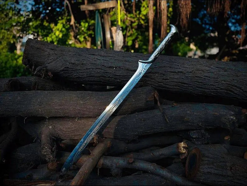 Handmade Sword, Thranduil Sword, Sword, Long Sword, Medieval Sword, Replica Sword, Steel Sword, Viking Gifts, Best Gift for him Unique gift.