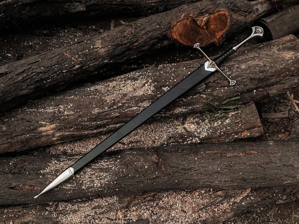 King Aragorn's Sword Lord of the Rings Swords, Anduril Narsil Sword, W/Scabbard
